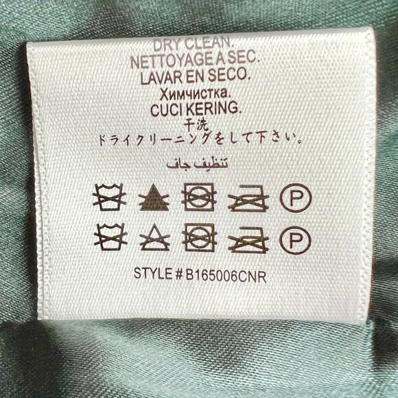 BCBGeneration Women's Double Breasted 4-Button Boucle Peacoat in Emerald Size 1x - Picture 12 of 12